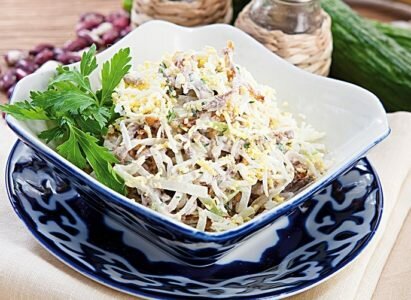 узбекский салат с редькой